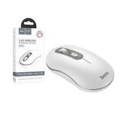 Hoco Wireless Mouse GM21 Platinum 2.4 White Gray Hoco Wireless Mouse GM21 Platinum 2.4 White Gray